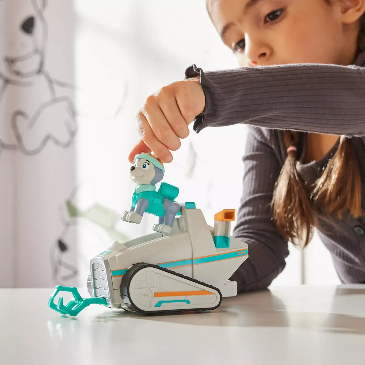Игрушечный снегоход PAW Patrol — spinmaster Everest’s Snow Plow Photo 2