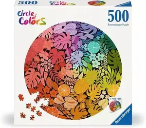 Ravensburger Puzzle 500 gab. — Paleta kolorów Tropiki Photo 1