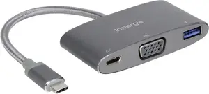 USB-C to VGA Multiport Adapter Grey by Innergie — model 3082185900