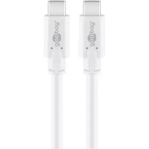 USB Cable Goobay 67194 USB 3.2 Gen 2 1m USB C White