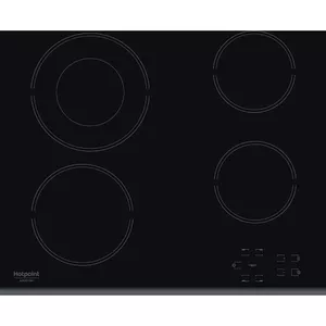 Hotpoint HR 632 B Melns Iebūvēts 58 cm Keramika 4 zone(s)