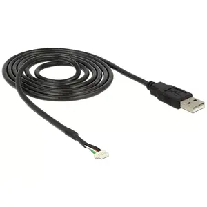 USB Cable DeLOCK 1.5m USB2.0-A/5p Black