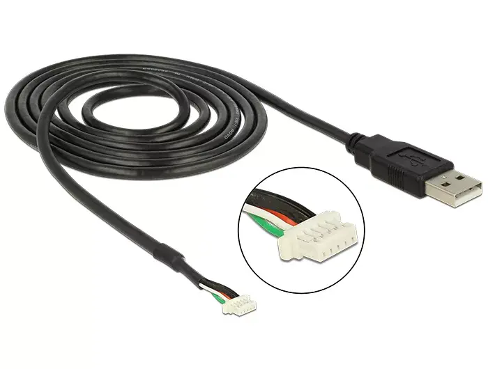 USB Cable DeLOCK 1.5m USB2.0-A/5p Photo 3