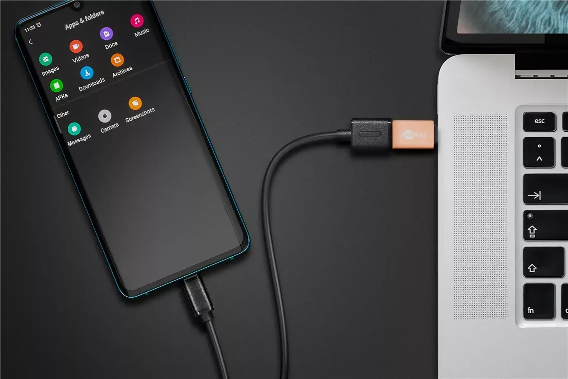 USB-C USB A OTG adapteris Goobay 56622 Photo 4