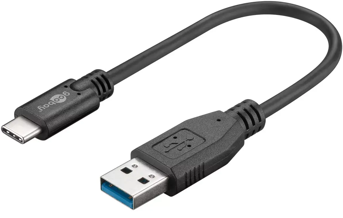 USB-C to USB A Charging Cable Goobay 45247 Photo 2
