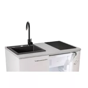 Built-in refrigerator MPM SMK-02, 50 L, energy class E, black, H 940 × W 1000 × D 600 mm