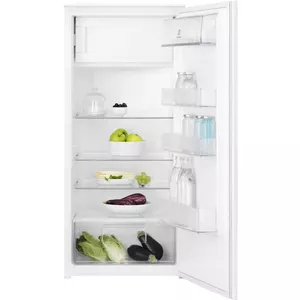 Built-in combi-fridge Electrolux LFB3AE12S, 188 L total (174 L fridge / 14 L freezer), reversible doors, LED, 35 dB