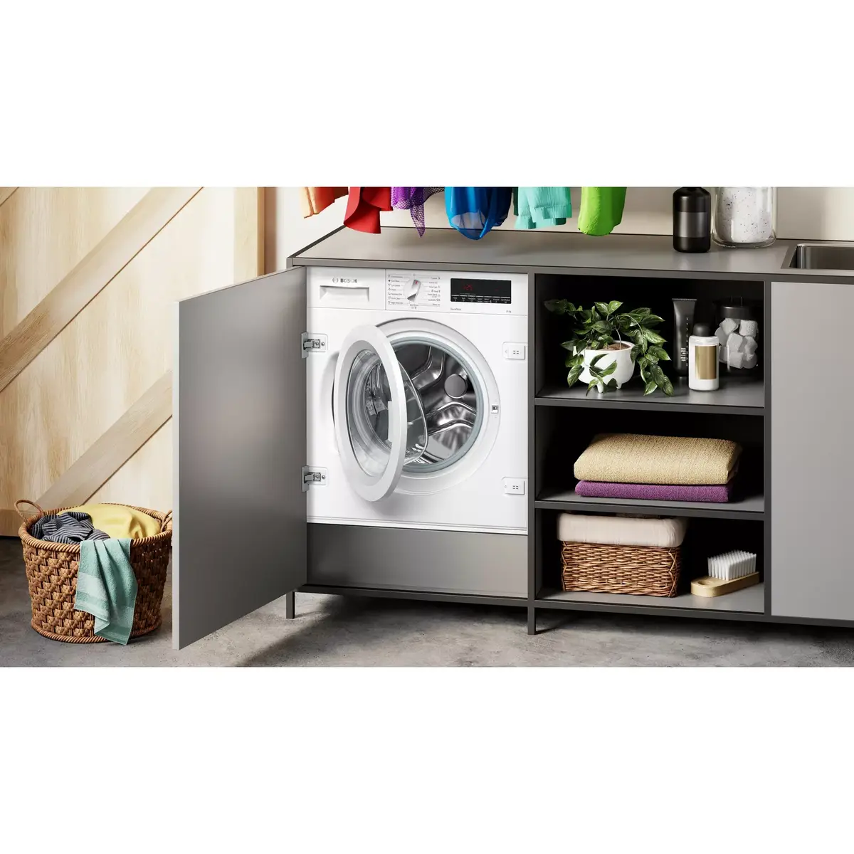 Iebūvējamā veļas mašīna Bosch Serie 8 WIW28542EU Photo 5