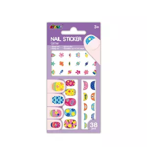 Nail stickers AVENIR Flower — decorative nail art stickers, floral design