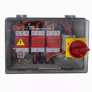 PV Combiner Box HiSmart NV822300 DC 3in-3out IP66 junction box for solar arrays
