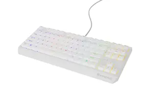 GENESIS Thor 230 TKL Mechanical Gaming Keyboard USB, RF Wireless, Bluetooth QWERTY White