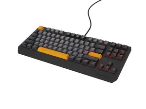 Genesis Thor 230 TKL Gaming Keyboard Mechanical USB RF Wireless Bluetooth QWERTY Black Grey Orange