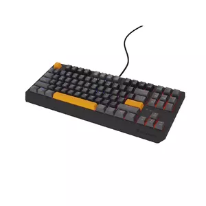 GENESIS Thor 230 TKL tastatūra Spēļu USB RF Bezvadu Bluetooth QWERTY Melna Pelēka Oranža