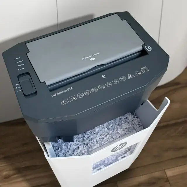 HP OneShred Auto 80CC Paper Shredder Photo 8