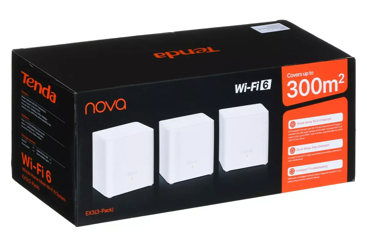 TENDA EX3-3 Mesh Wi‑Fi sistēma 3 gab. Photo 7