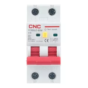 Strāvas noplūdes slēdzējs CNC NV821877 2-polu 16A 30mA
