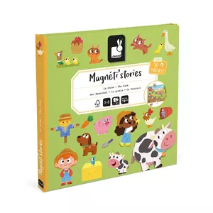 Book JANOD Magnéti'stories the Farm Hardcover 180mm x 180mm