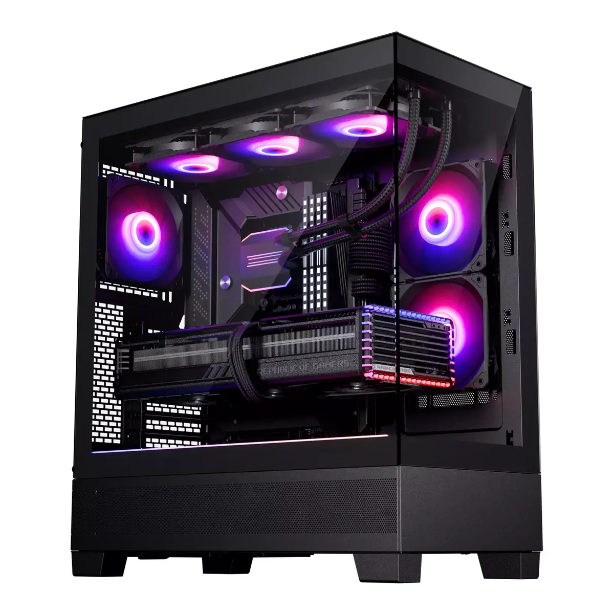 Phanteks XT View Tower Black корпус ПК Photo 2