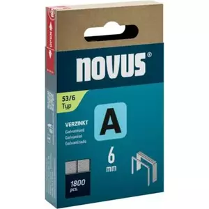 Staple pins NOVUS A Type 53, 6 mm leg, pack of 1800 (for A-series staplers)