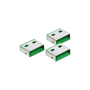 InLine 20gab atkārtota iepakojuma USB Portblocker Zaļš 55723N