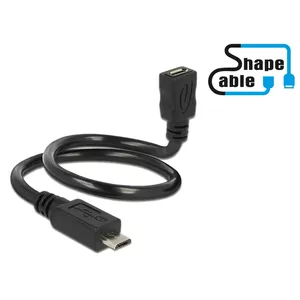 USB Cable DeLOCK 0.35m 2xUSB2.0 Micro-B