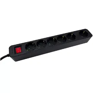 Удлинитель M-Cab POW0027 3м 6 AC розеток 16A Черный