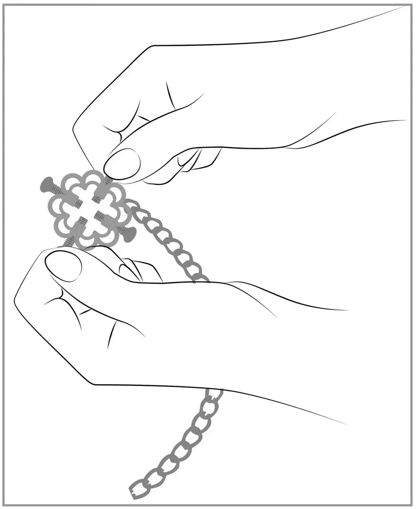 Nipple jewellery Bad Kitty 50036520000 clamps with chain Photo 7