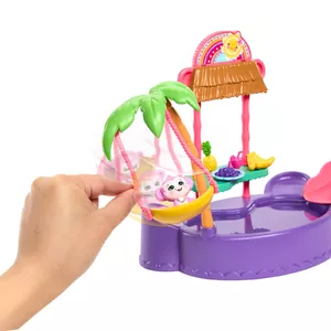Playset MATTEL Enchantimals SUNSHINE BEACH Monkey Splash Pool Playset, ages 4–99, multicolour