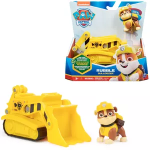 Bulldozer toy Spinmaster PAW Patrol Rubble’s Bulldozer, plastic construction vehicle, for ages 3+ (black/yellow)