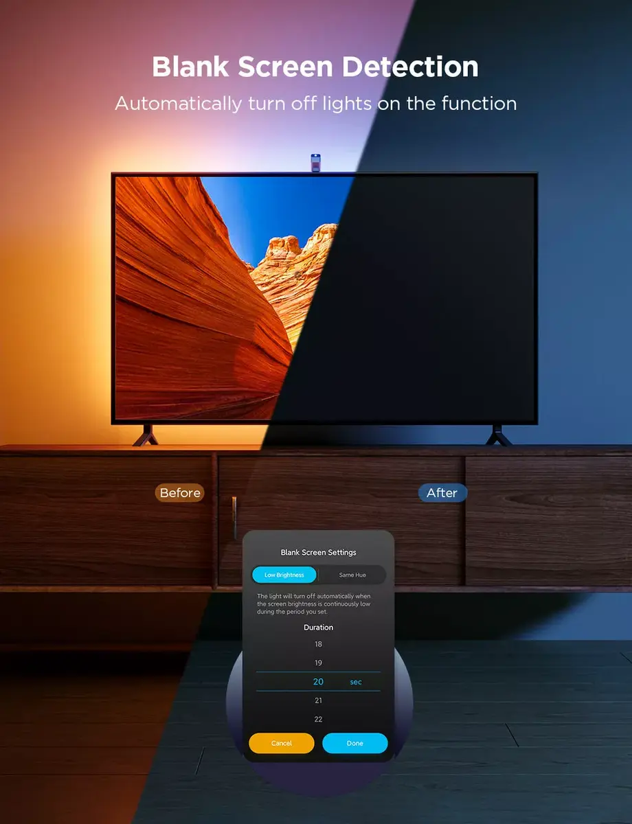 Smart strip light Govee TV Backlight 3 Lite Photo 8