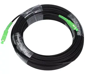 Fibre optic cable Extralink EX.19348 15 m SC–SC FTTH G.657.A2 Black/Green