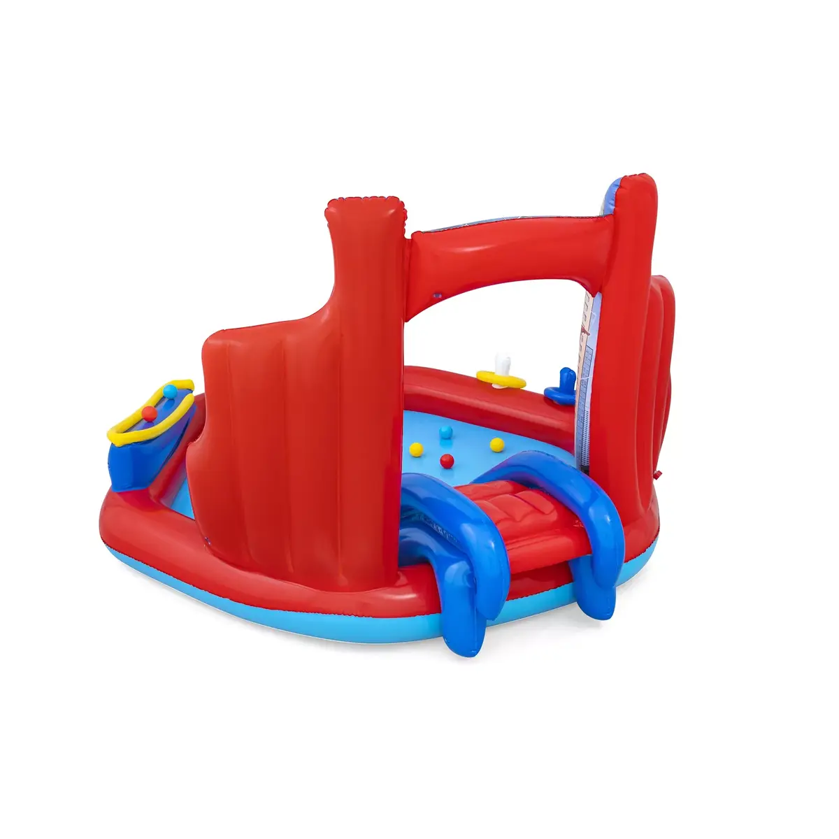 Bestway Spider-Man Uzpūšamais rotaļu centrs 2,11×2,06×1,27 m Photo 11