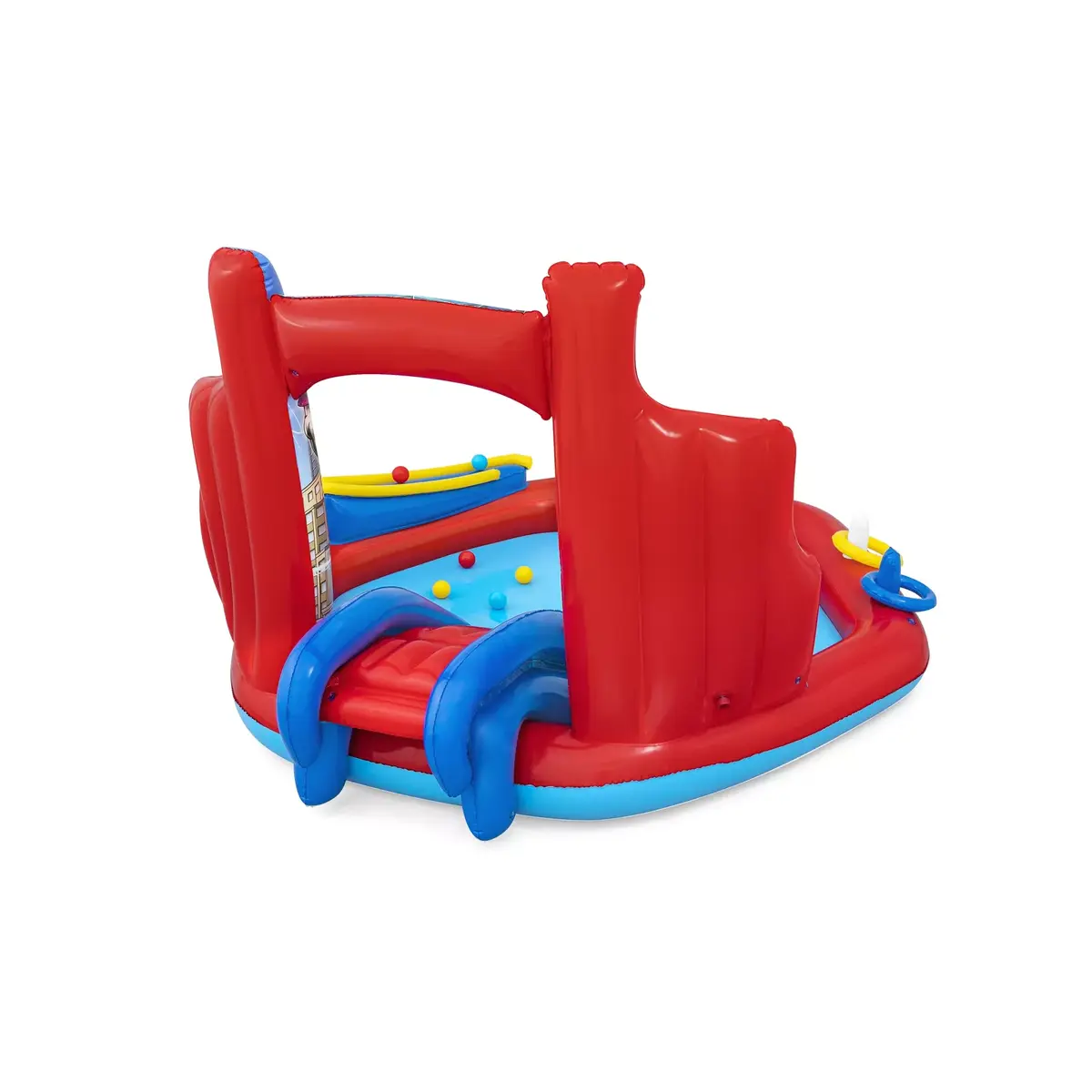 Bestway Spider-Man Uzpūšamais rotaļu centrs 2,11×2,06×1,27 m Photo 12