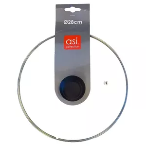 Glass lid ASI COLLECTION 24302212 Ø28 cm, tempered glass, stainless steel rim, steam vent