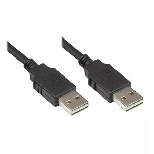 USB cable Alcasa 2212-EU050 USB 2.0 5 m Black