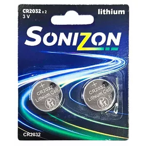 Button-cell battery Sonizon CR2032 3V, lithium, pack of 2