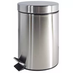 Pedal bin chrome 5 L model 9122280 — compact stainless-style waste can, pedal-operated