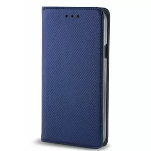 Чехол Smart Magnet iLike для Xiaomi 14 Pro — тёмно-синий защитный чехол с магнитной застёжкой