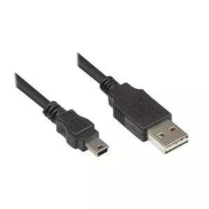 USB kabelis Alcasa 3310-EU005 USB 2.0 0.5m