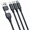 3в1 USB кабель 3MK Hyper Cable Photo 2
