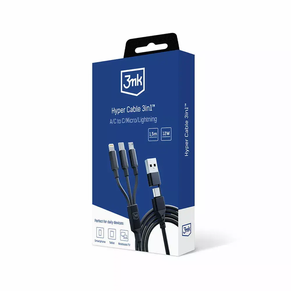 3в1 USB кабель 3MK Hyper Cable Photo 11
