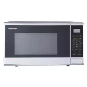 Solo mikroviļņu krāsns Sharp R270S 20L 800W sudraba virs plīts