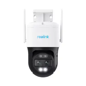 IP drošības kamera Reolink TrackMix W760 4K, 8 MP, 3840×2160, Wi‑Fi un Ethernet, PTZ (355° panorāma, 90° leņķis), 30 m naksnīgas redzamības, IP65