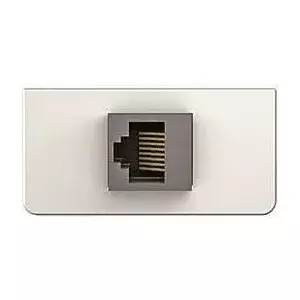 лицевая панель KIND Konnect design 1/2 с переходником питания RJ45 Cat5 от kindermann 7454000523