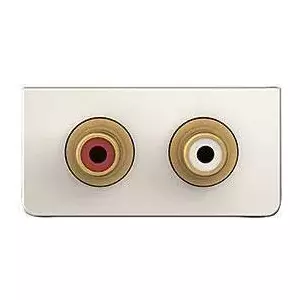 Аудио панель 2xCinch KIND Konnect design 7454000510 с кабельным жгутом