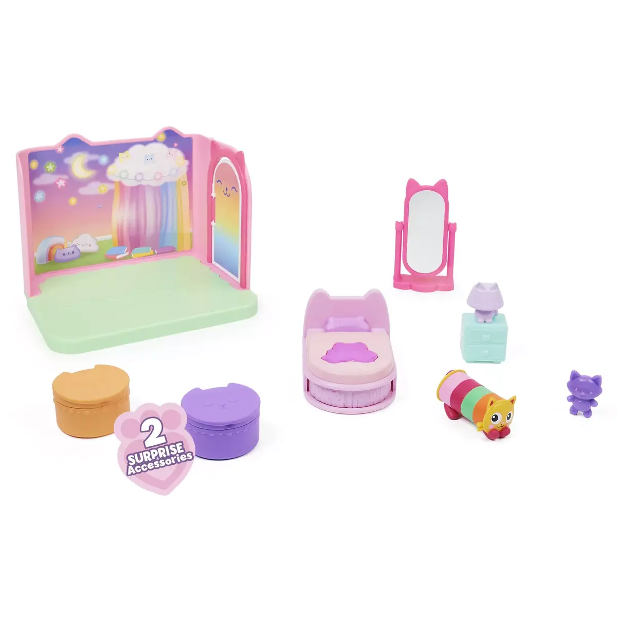 Leļļu mājiņa guļamistaba Spin Master Gabby's Dollhouse Sweet Dreams Bedroom Photo 3