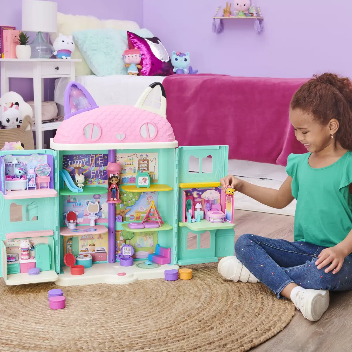 Leļļu mājiņa guļamistaba Spin Master Gabby's Dollhouse Sweet Dreams Bedroom Photo 8
