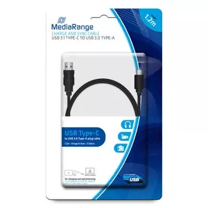 USB cable MediaRange MRCS160 USB 3.2 Gen 1 1.2 m