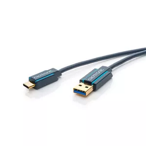 Wentronic 45126 USB cable 3 m USB 3.2 Gen 1 (3.1 Gen 1) USB C USB A Black