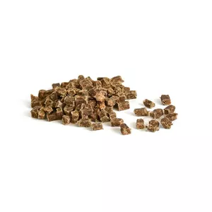 Лакомство для собак PETMEX Wild Boar Treats 500 г — одноингредиентное сушёное лакомство из дикого кабана, белок 37,9%, жир 23,4%, влага 3,7%
